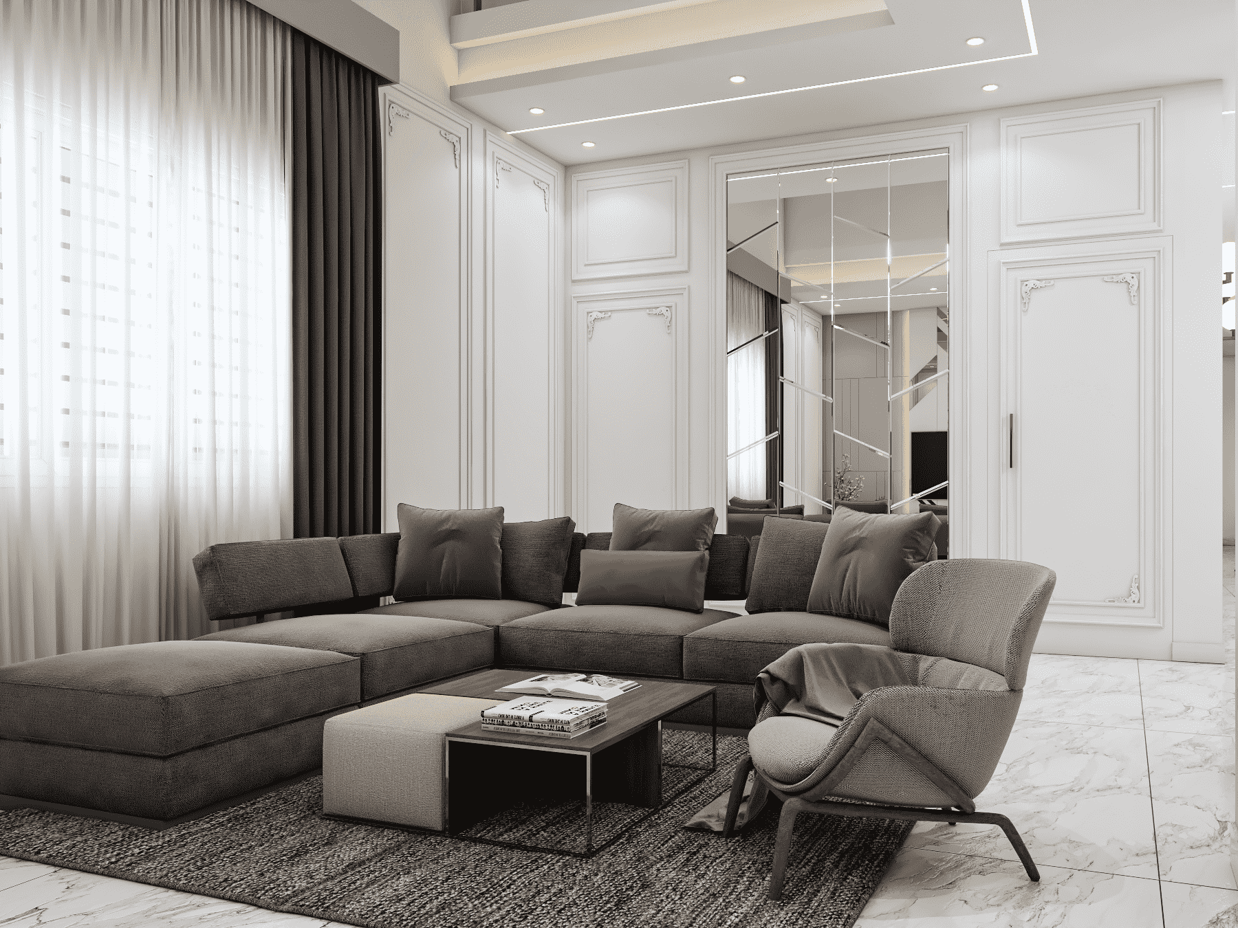 Living room interior Design Bangalore