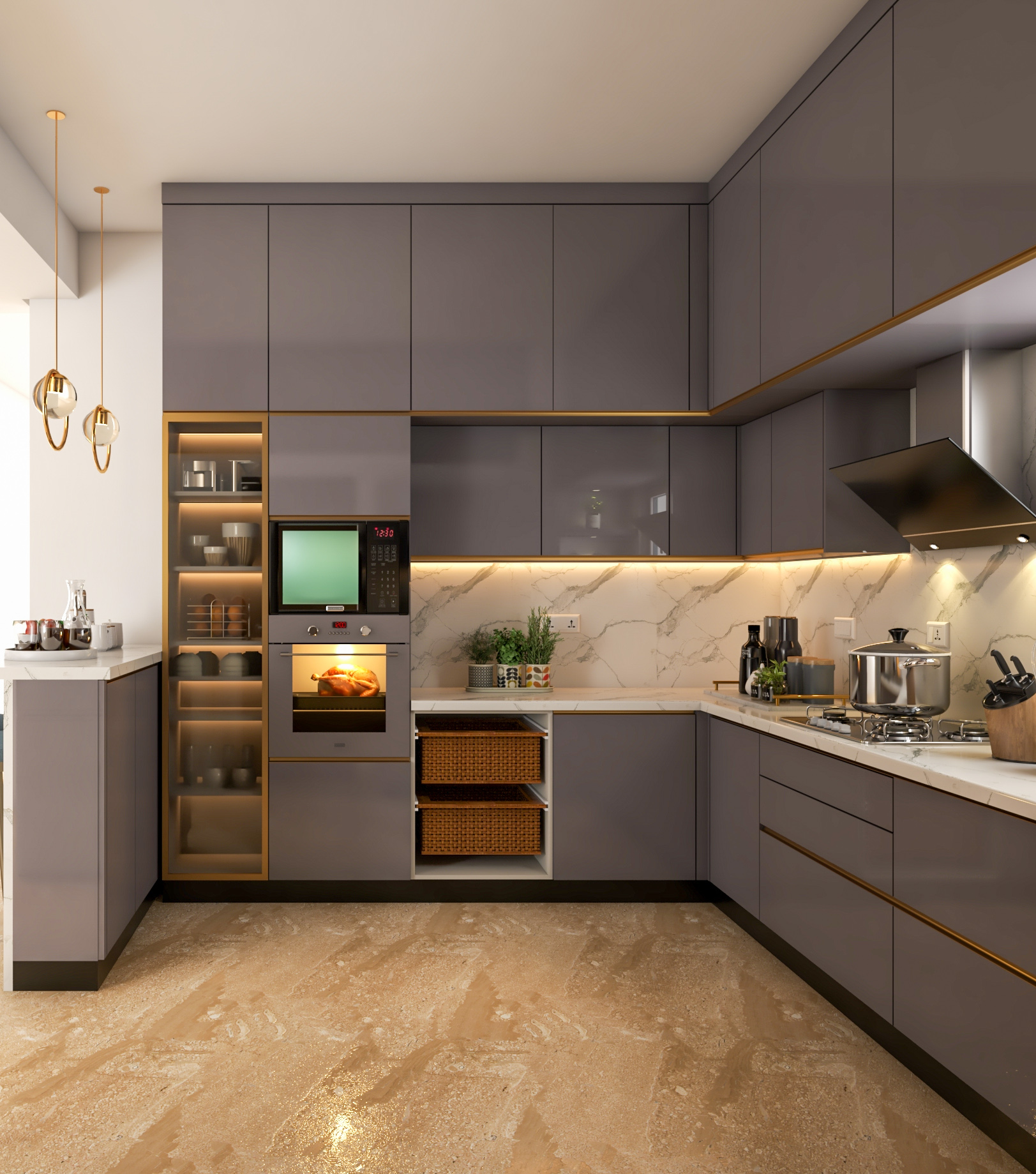 kitchen interior designing in shivamoga