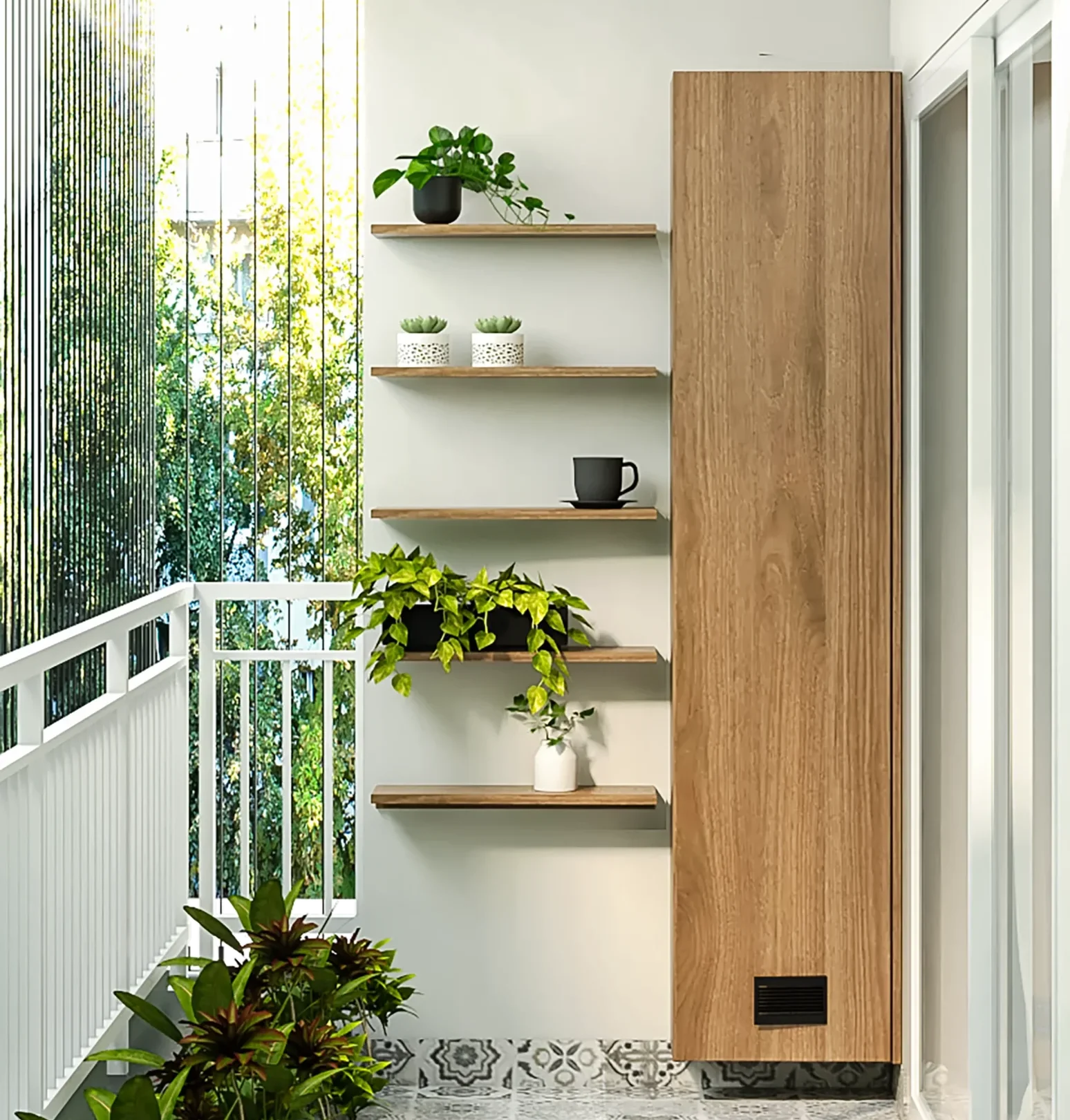 Balcony interior design