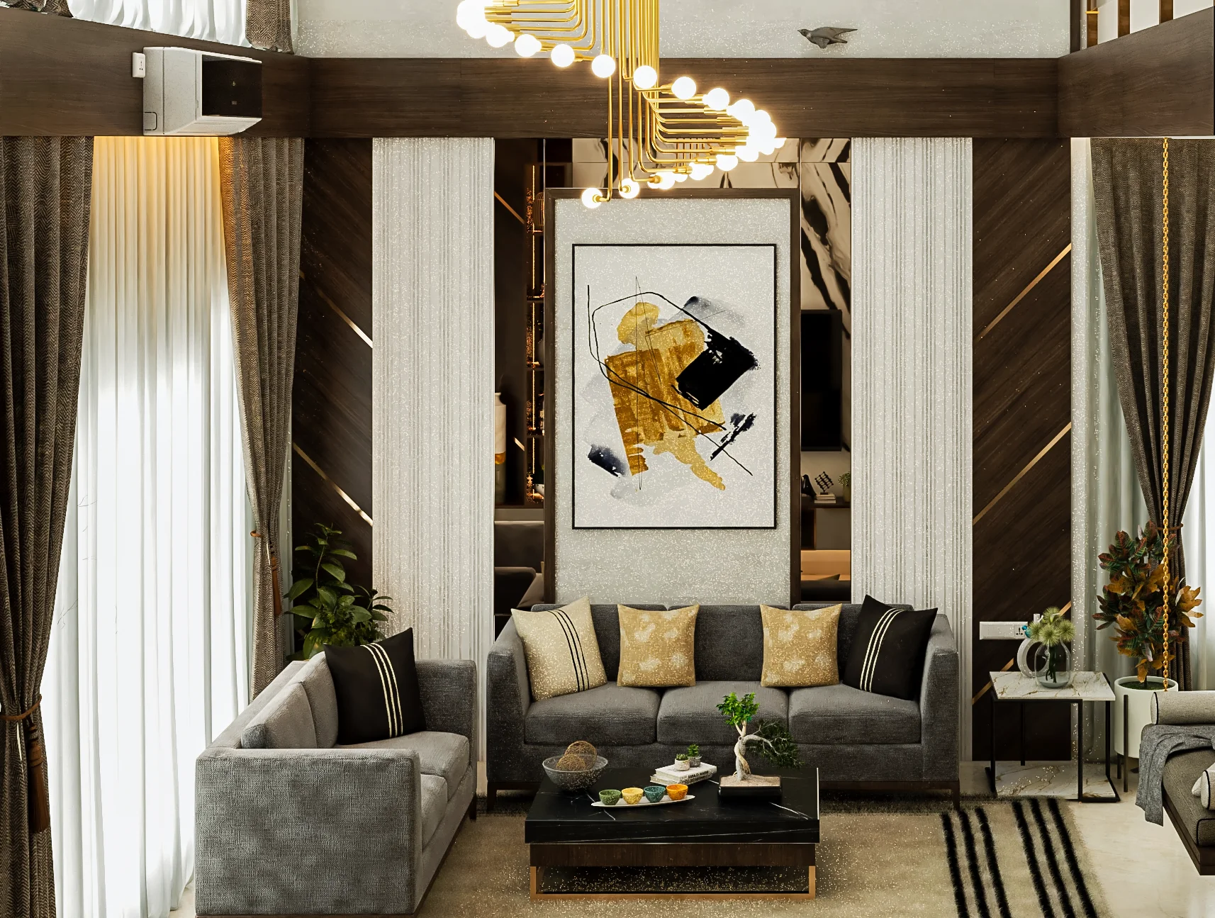 Designing a Living Room with a Focus on Comfort