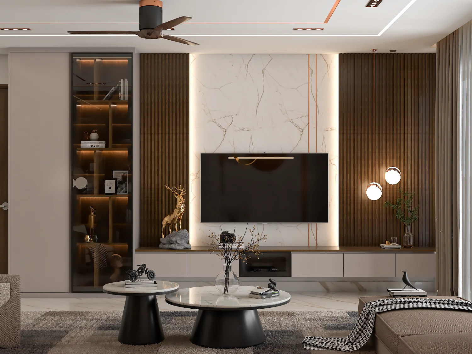 Creative Shelf Designs for Living Rooms