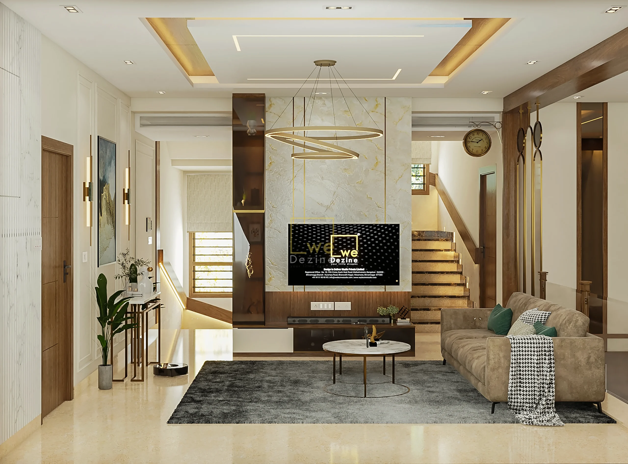 Balancing Function and Style in Open Living Rooms