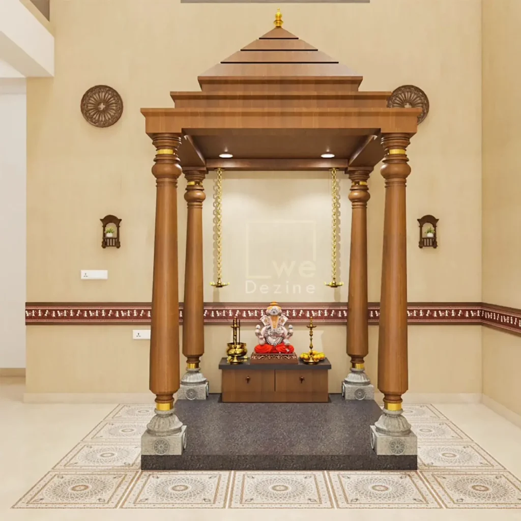 pooja room interior design