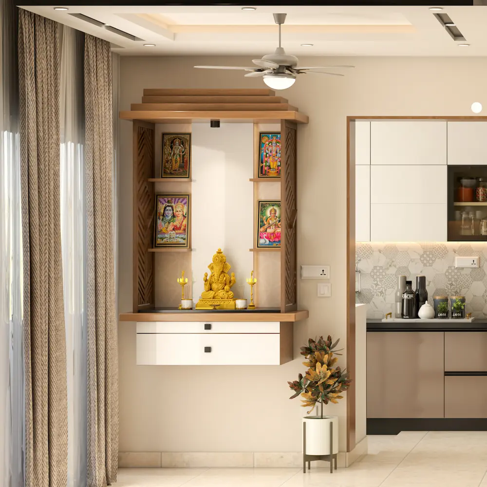pooja room interior design