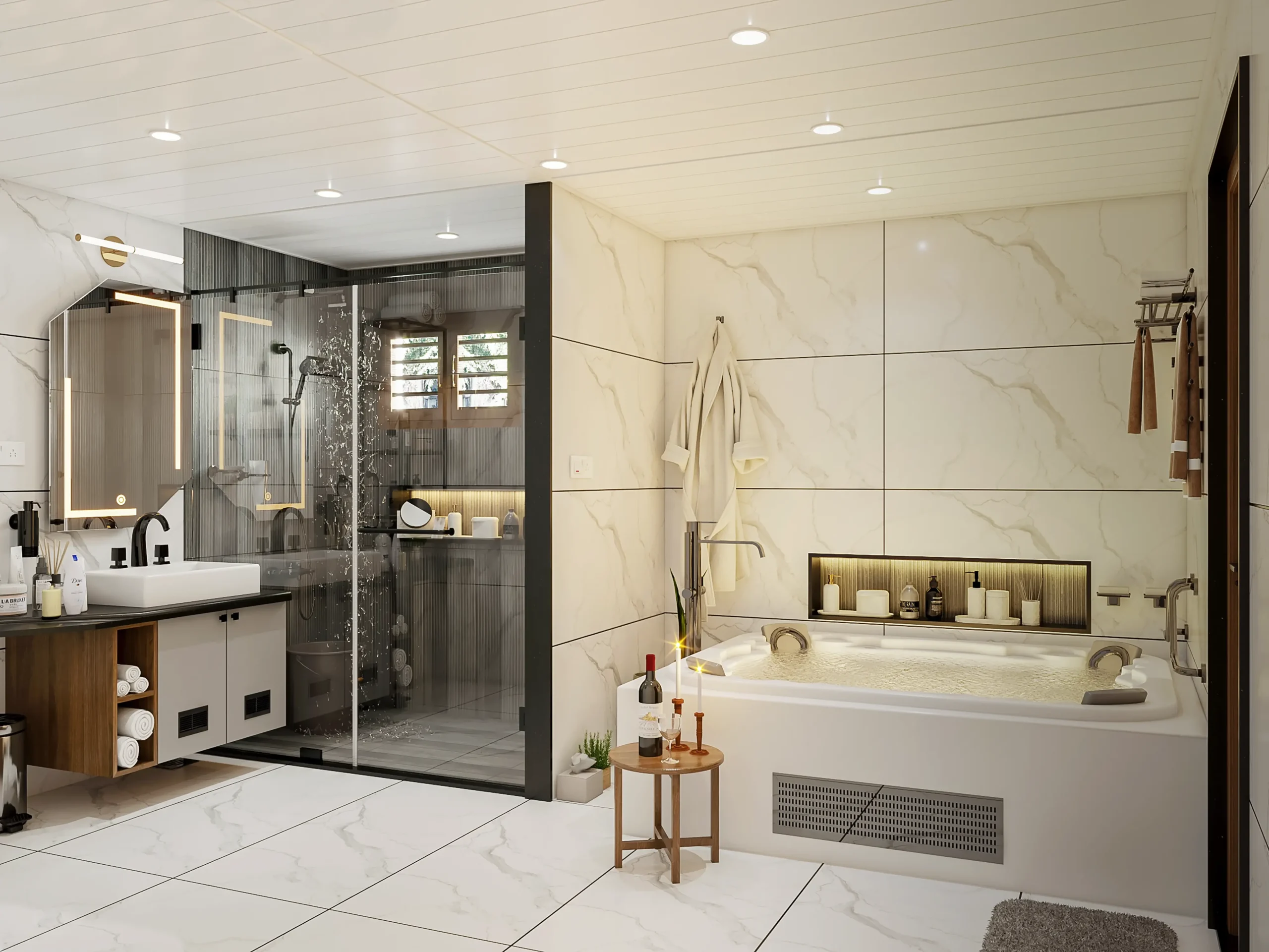 bathroom interiors