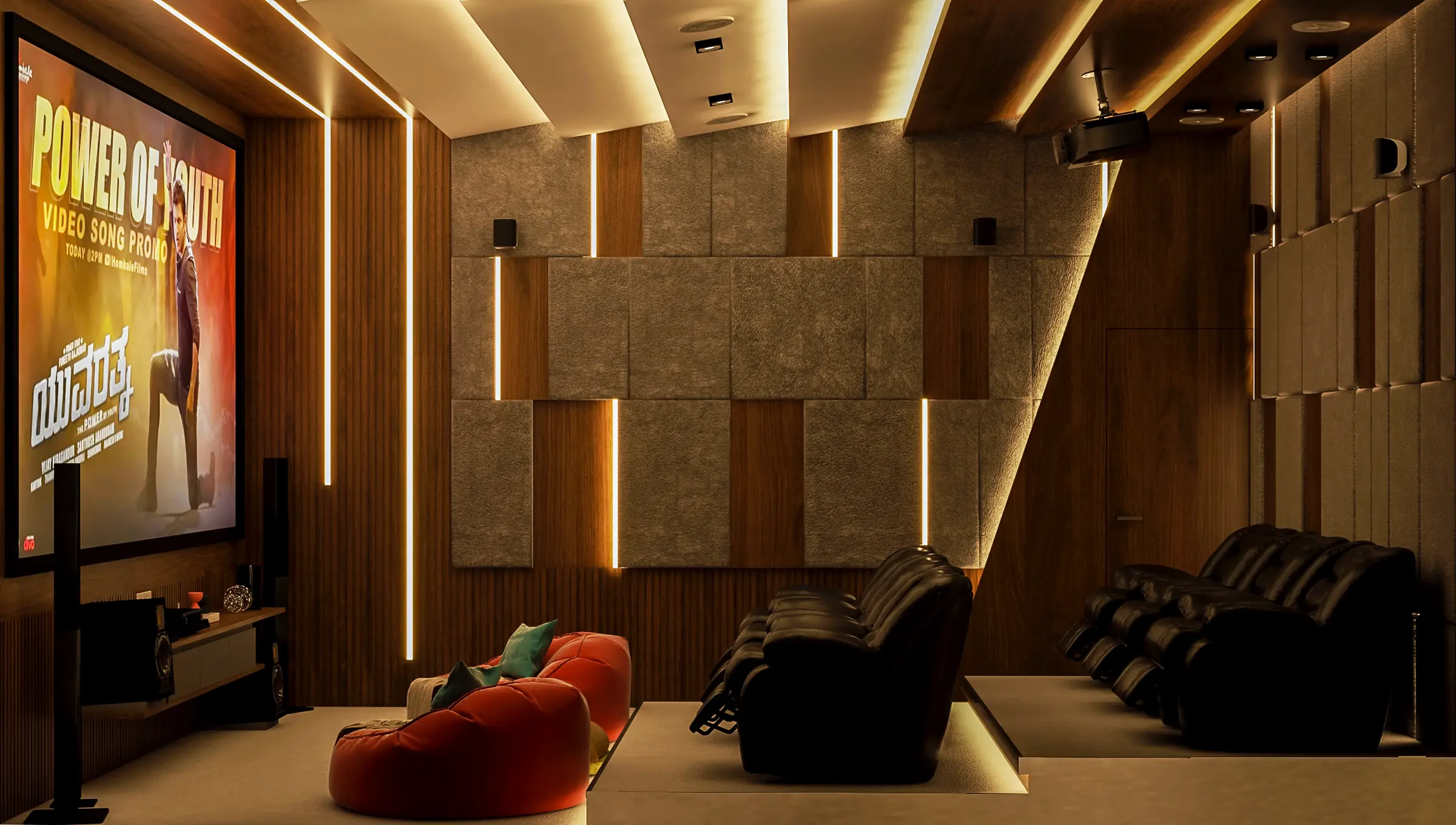 home theater interiors design