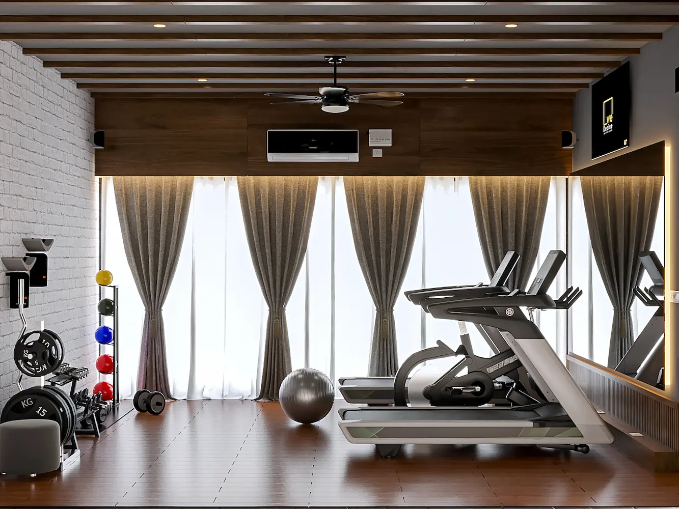 gym interior design