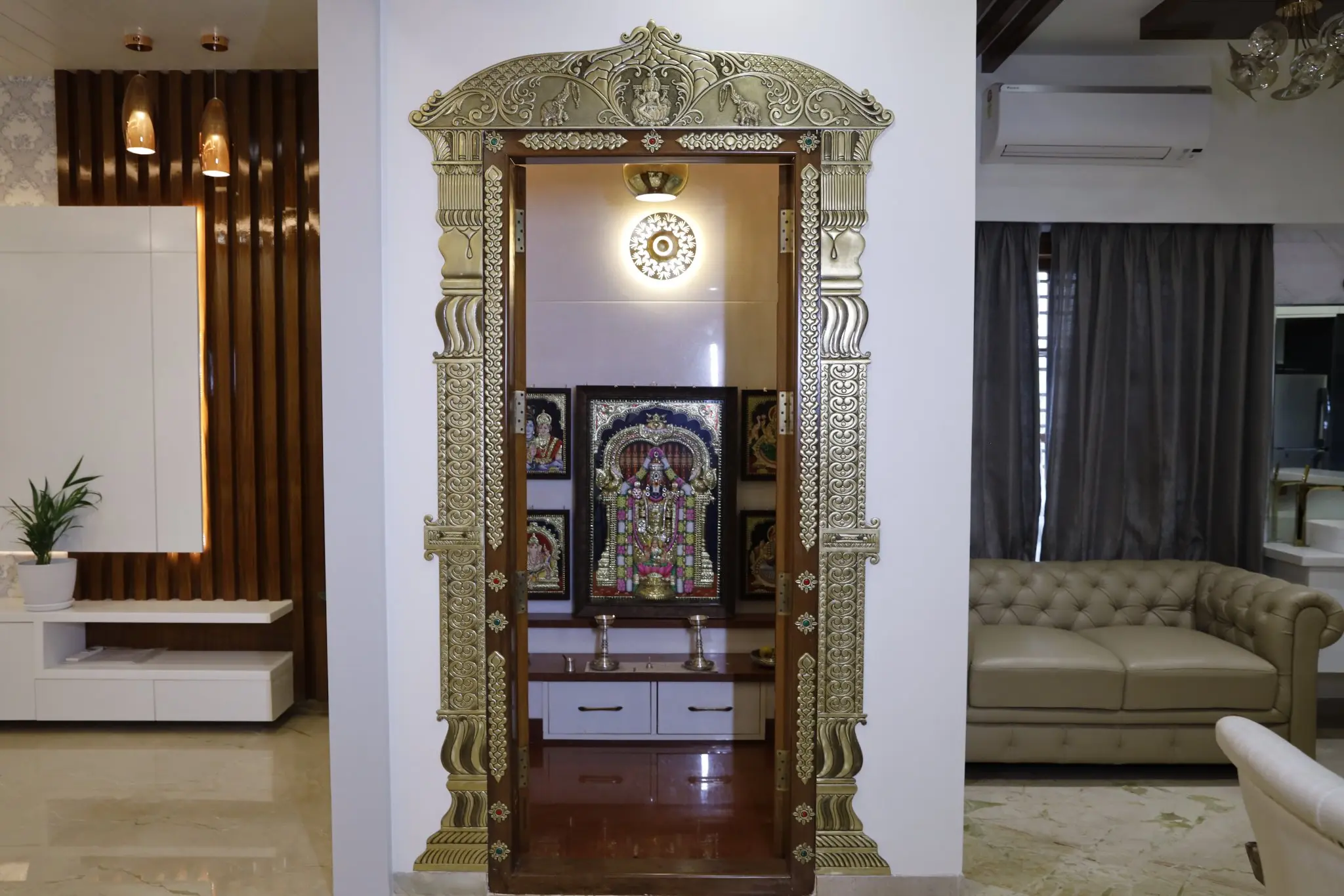 pooja room interior design