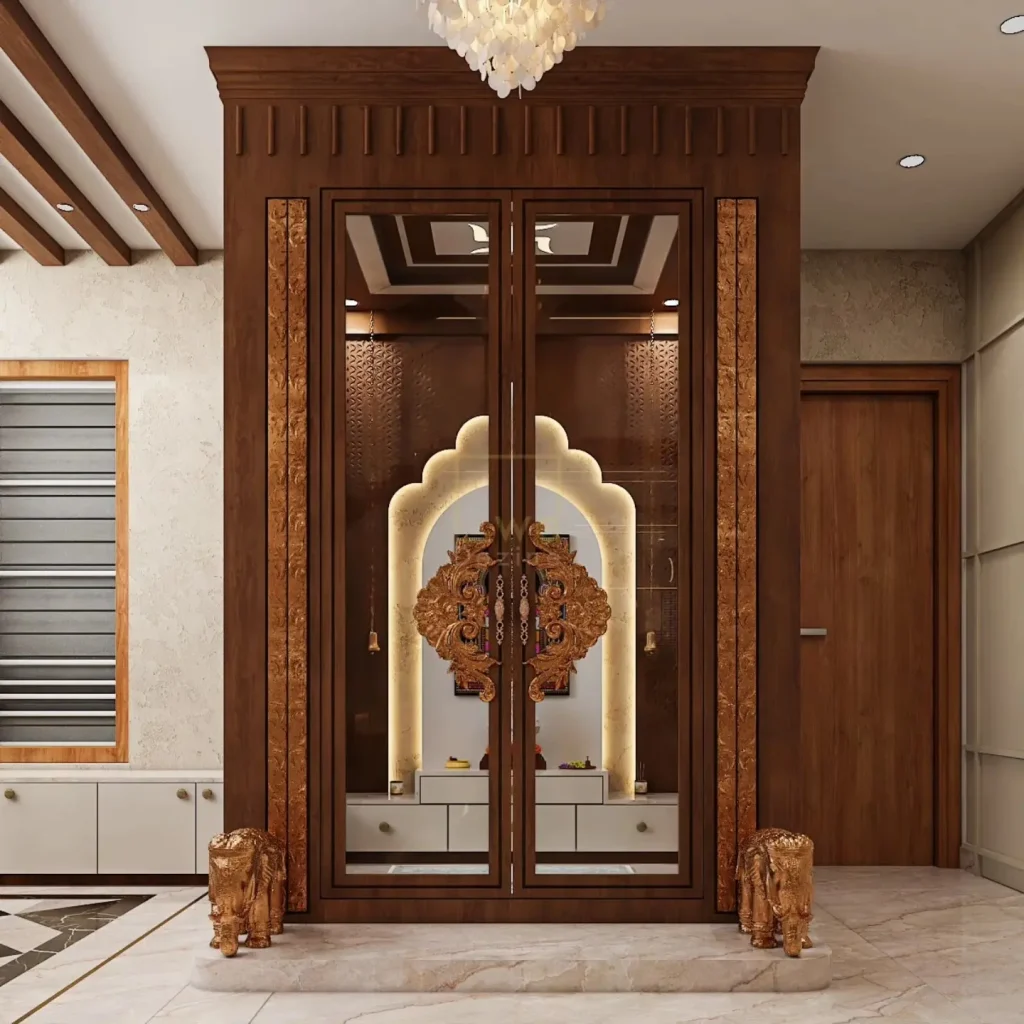 pooja room interior design