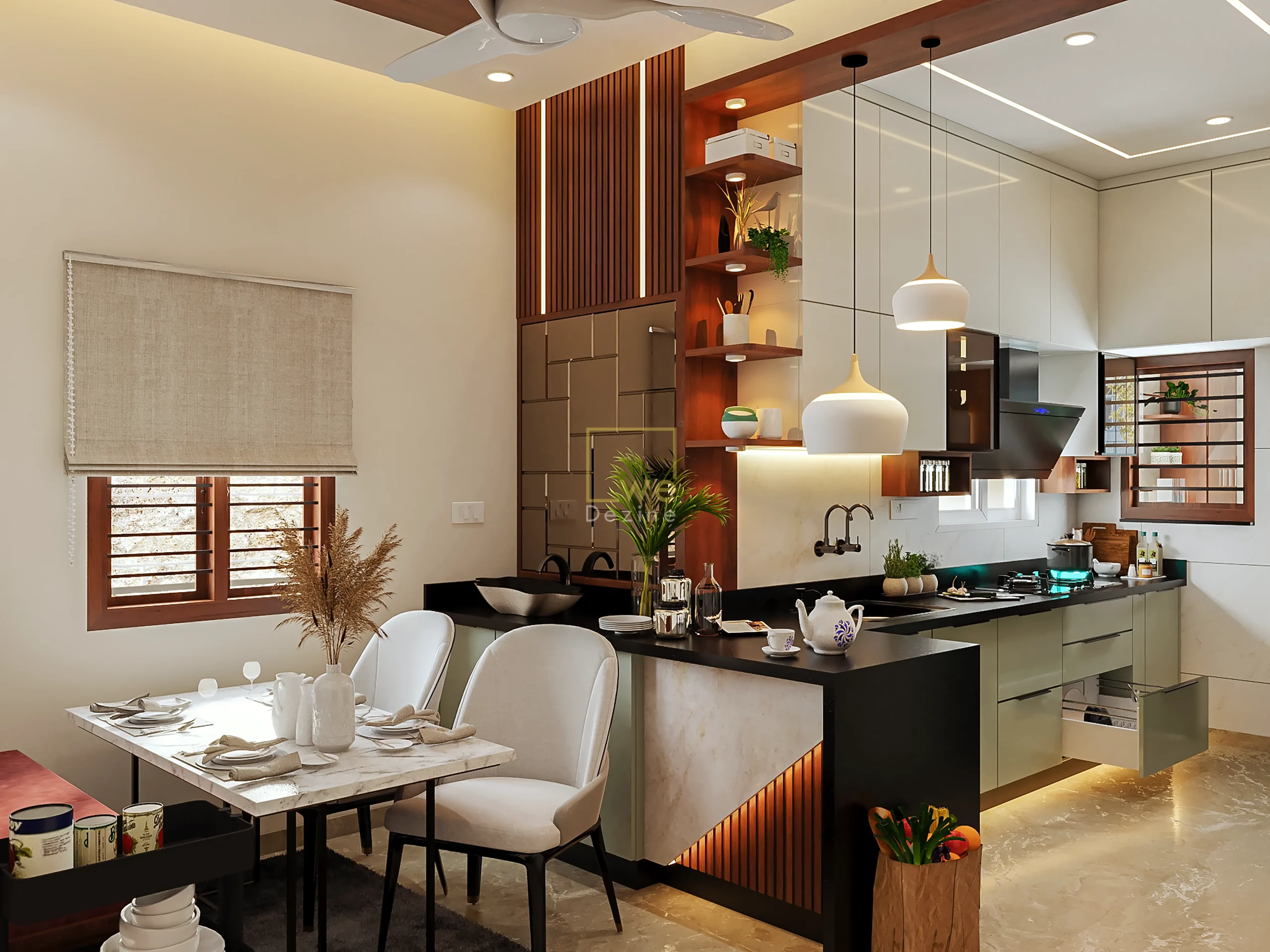 Modern modular kitchen design