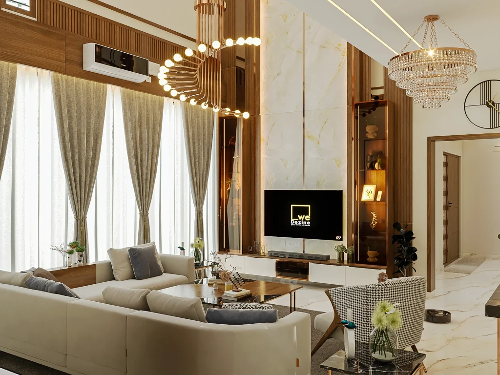 living room interiors Bangalore.