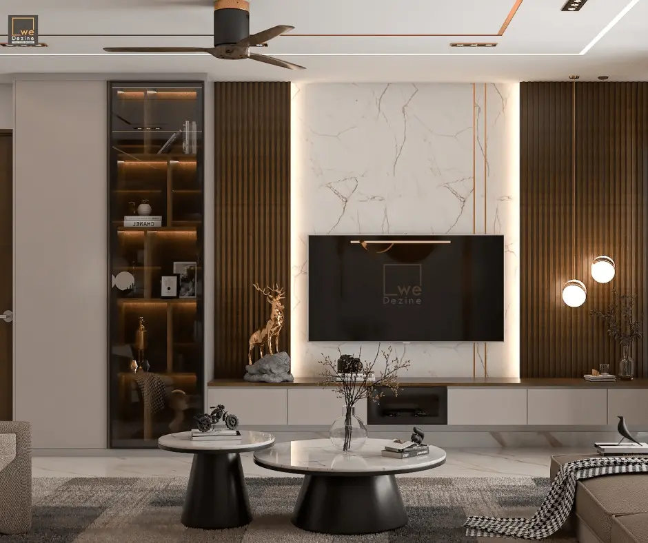 living room interior design in bangalore