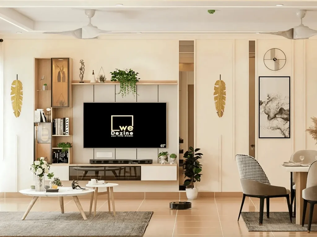 living room interior design in bangalore