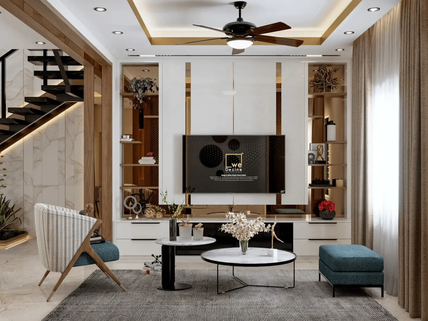 living room interior design in bangalore