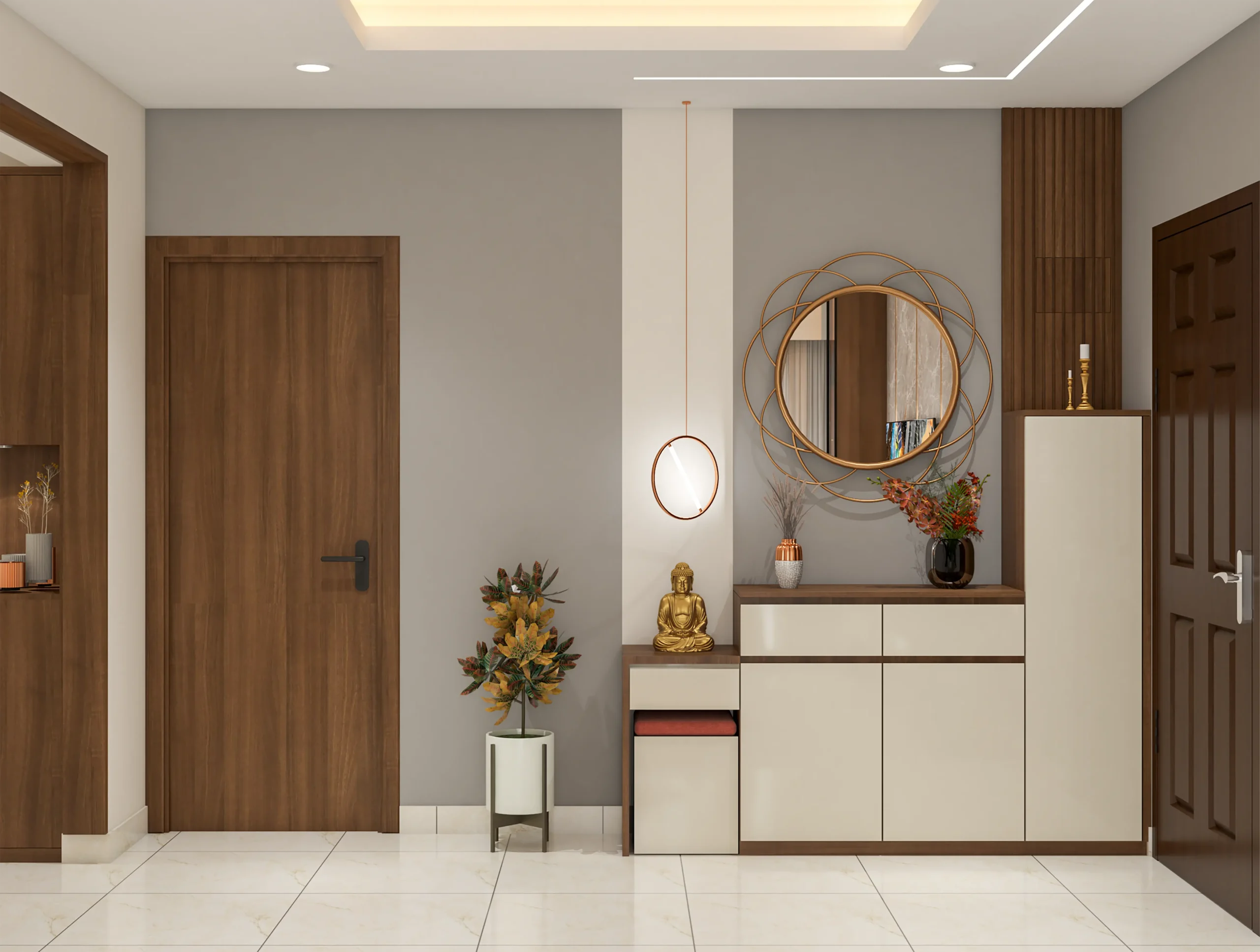 Luxury Interior Designers creating modern textured interiors in Bangalore homes by WeDezine Studio.