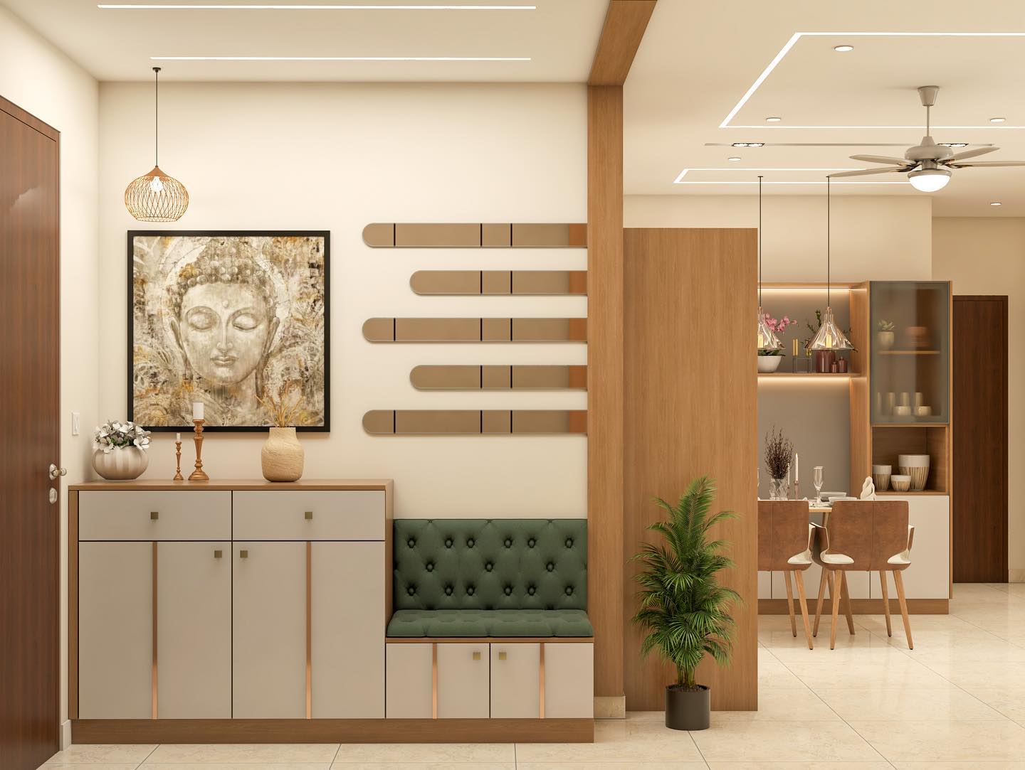 Home Interior Designers in Bangalore blending modern comfort with traditional Indian decor