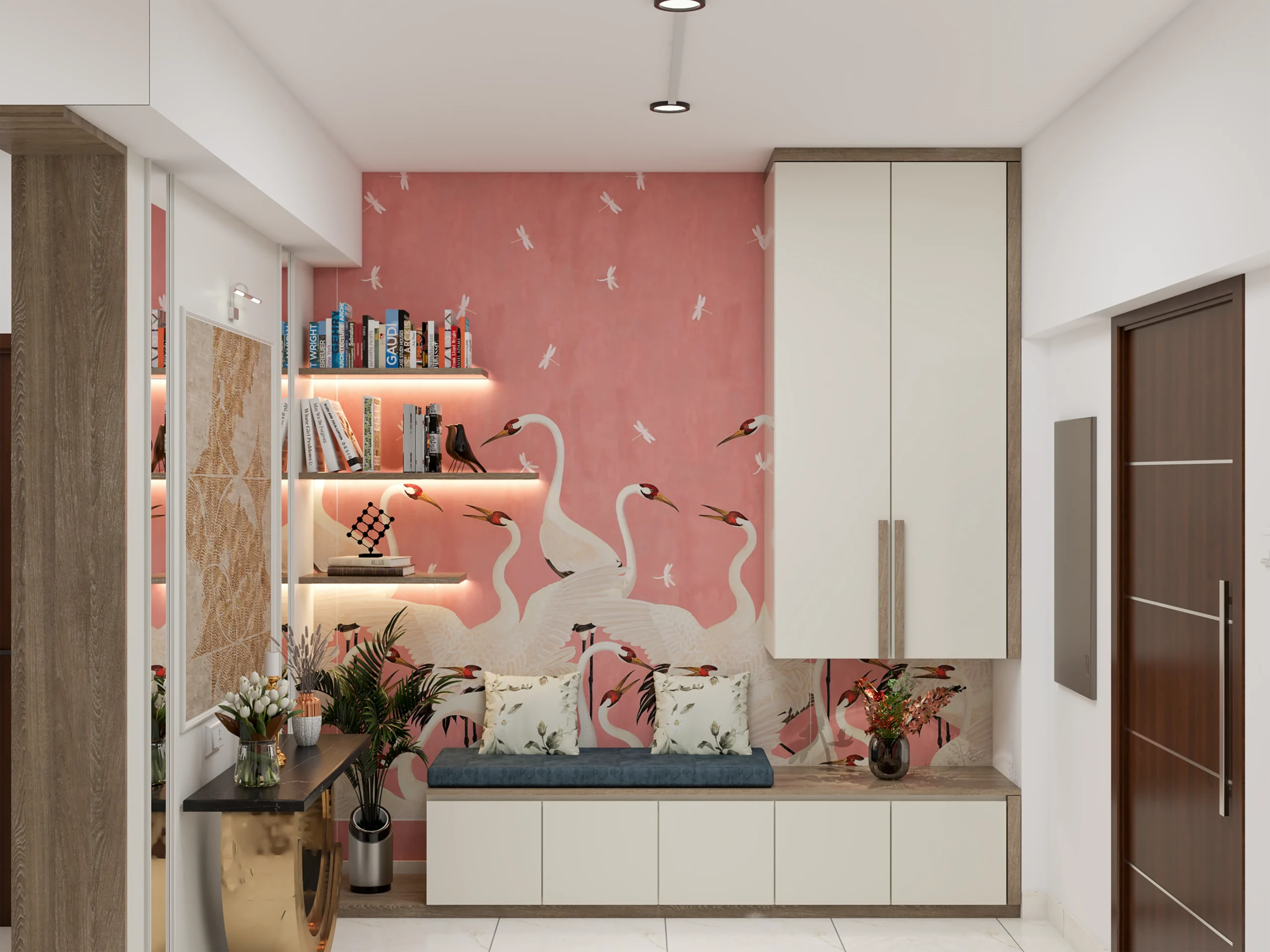 Kids wardrobe design by interior designers in Bangalore with colorful storage and child-friendly interiors.