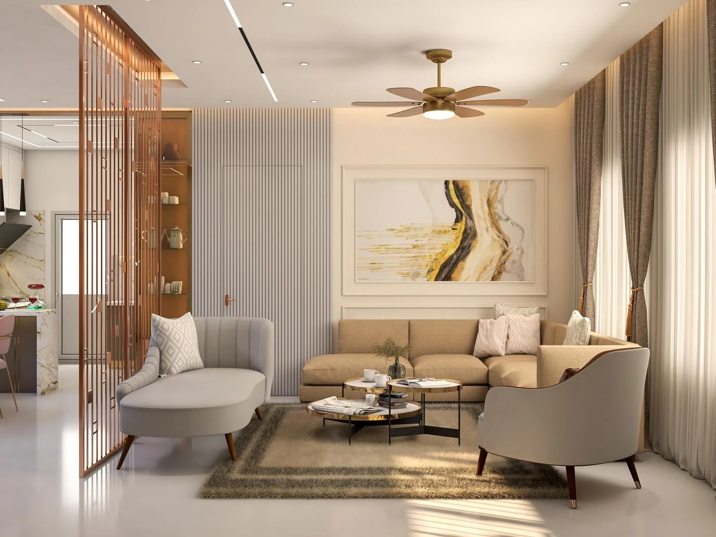 living room interior design in bangalore