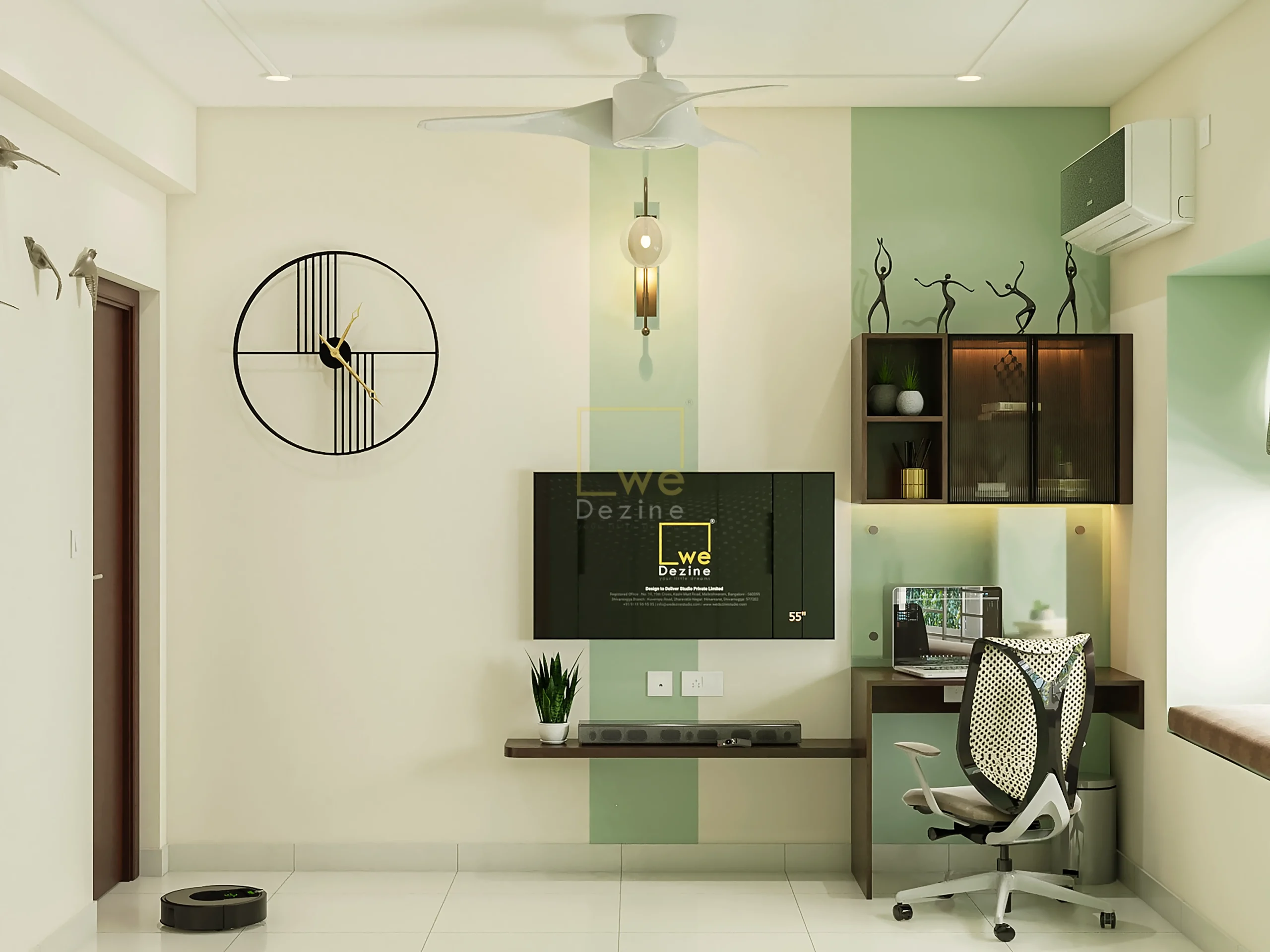 luxury interior designers Shivamoga with warm lighting and premium finishes.