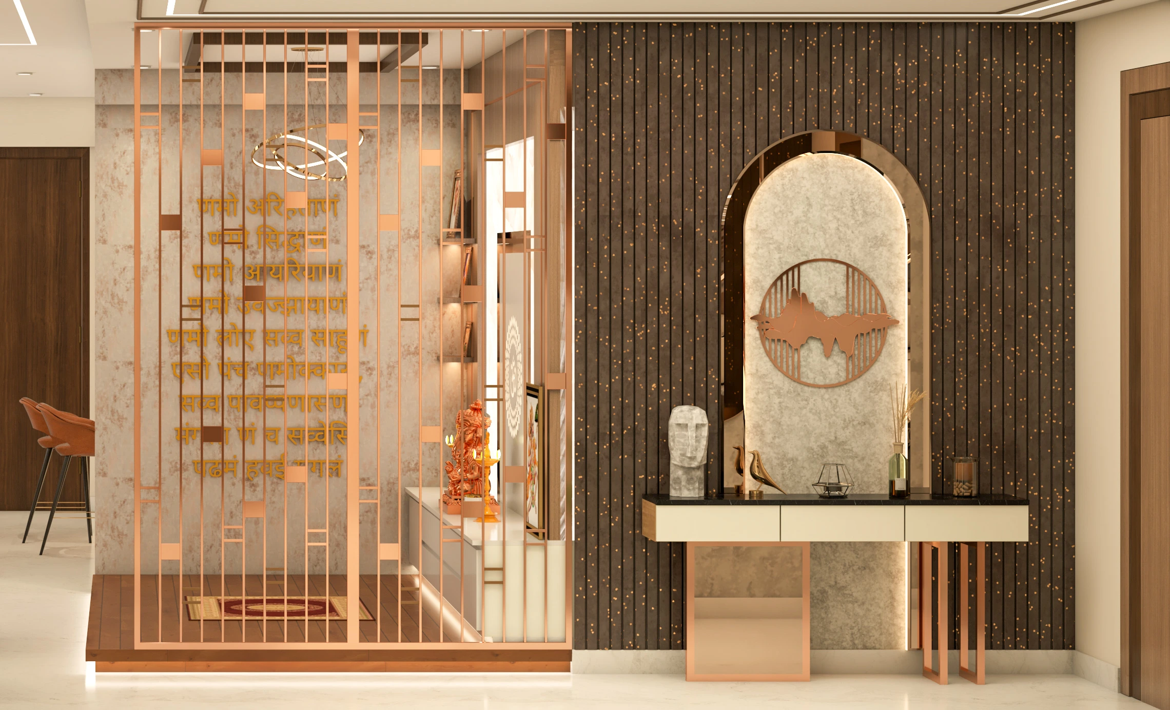 Best interior designers in Bangalore modern entryway design.