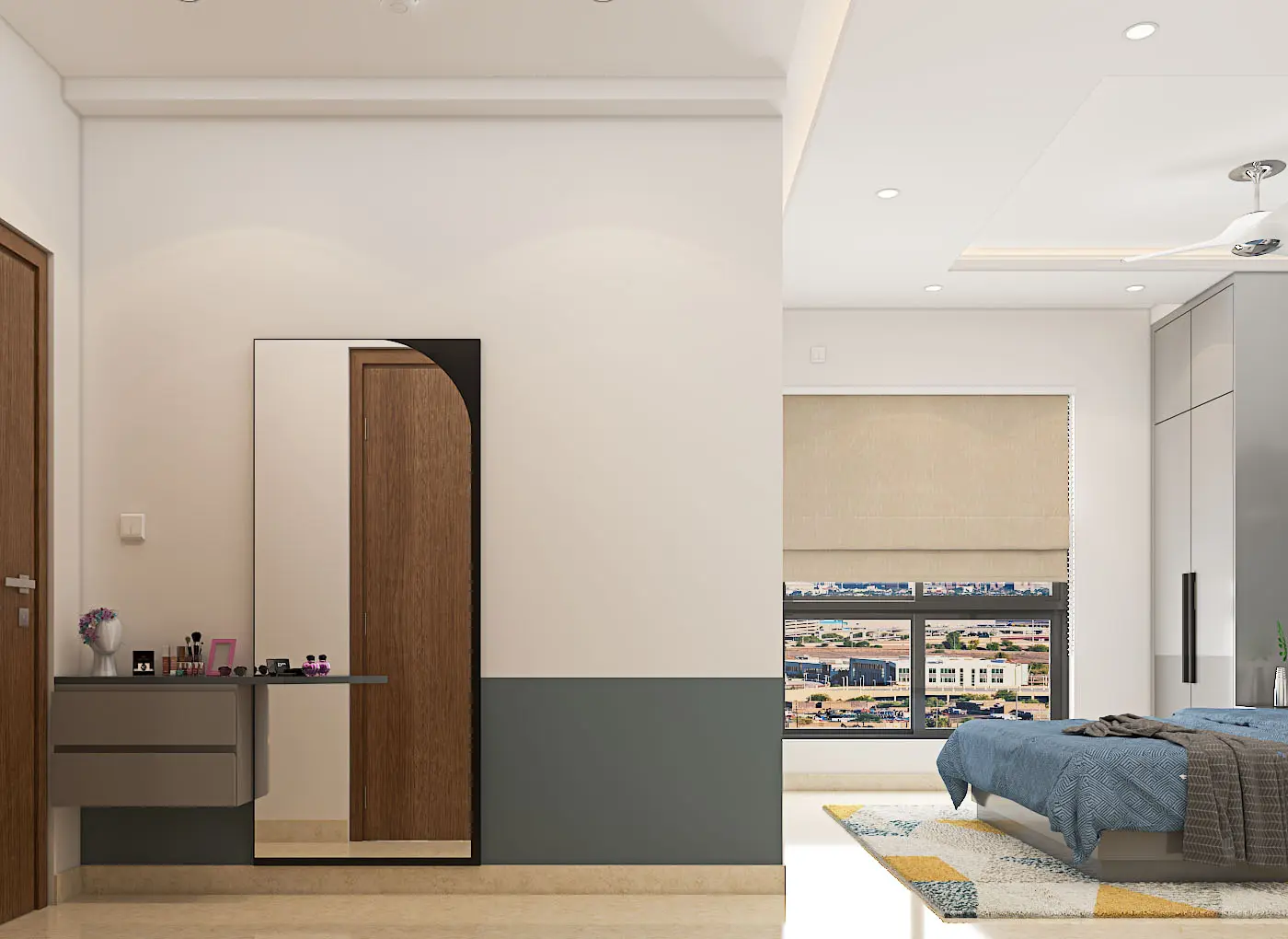 Best interior design firms in Bangalore using decorative mirrors in modern home interiors