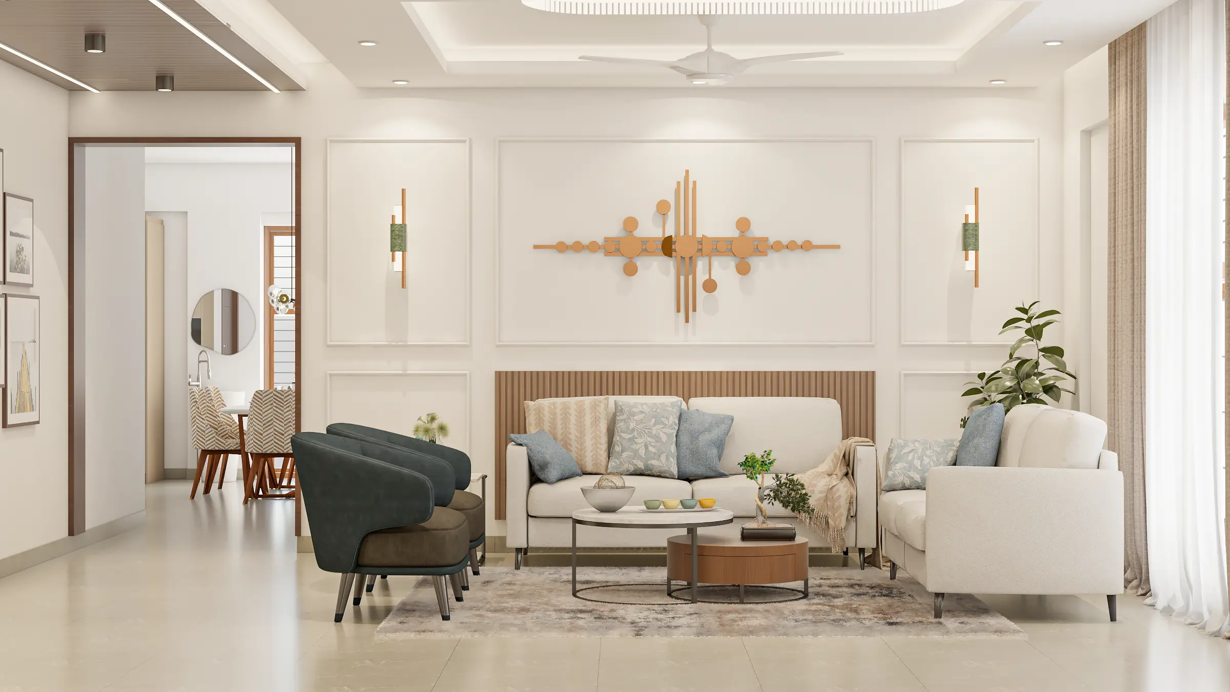 Turnkey apartment interior Rajajinagar